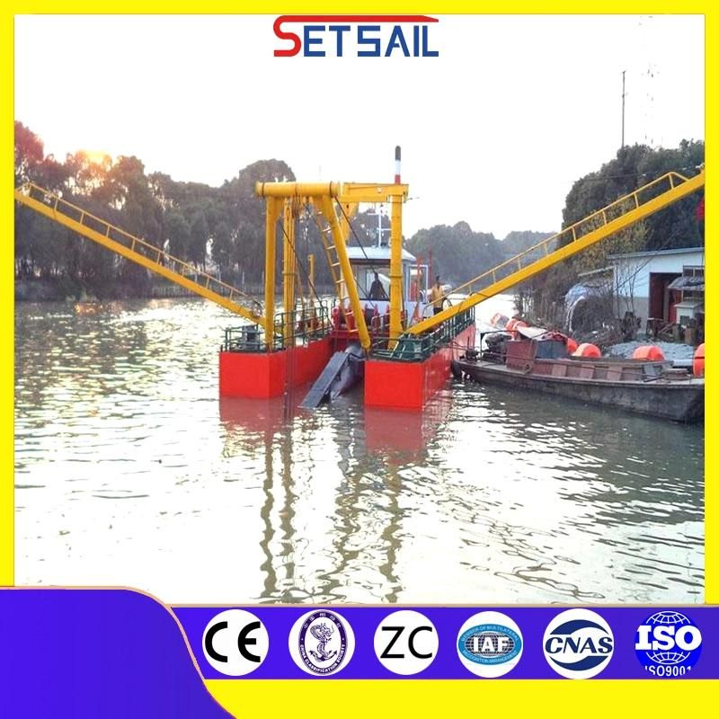 Shijiazhuang Solid Pump 12 Inch Cutter Suction Sand Dredger with Carriage