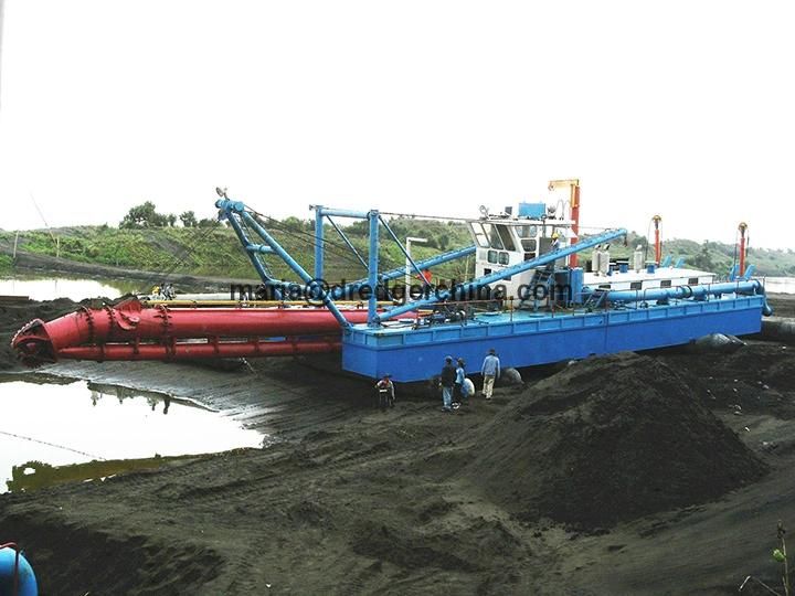 China 20 Inch Sand Pumping Cutter Suction Dredgers Equipped with Pump/Cutter Head/Hyraulic System