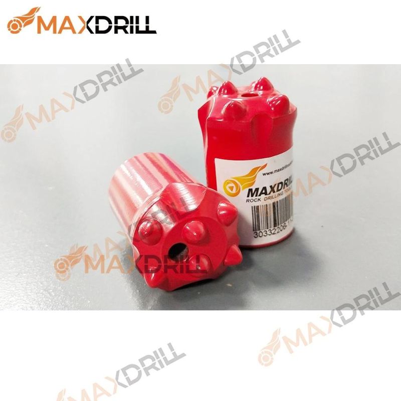 Maxdrill Factory Price Tungsten Carbide 32mm 35mm 36mm 38mm 40mm 12 Degree Taper Button Bit