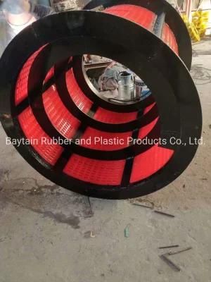 Polyurethane Trommel Screens with Double Layers Clay Alluvial Mining Vibrating Rotary ...