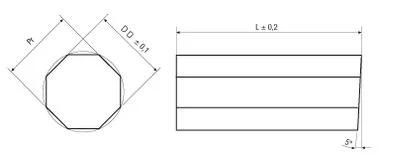 Gw Carbide - Octagonal Tips / Carbide Customized Hexagonal Tips with High Resistance and Good Quality