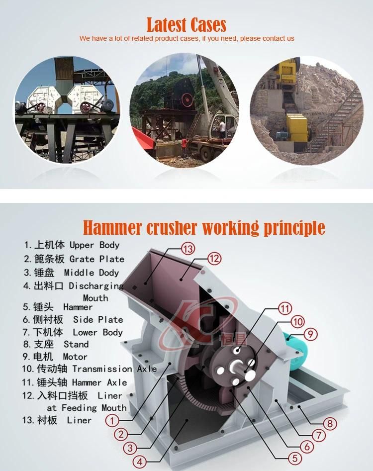 Good Price Diesel Engine Glass Bottle Hammer Crusher