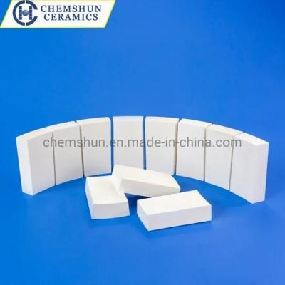 92%&95% Abrasion Resistant Ceramic Square Tile for Conveying