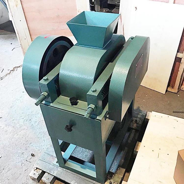 Portable Experiment Testing Crusher Machine Small Lab Double Roll Crusher