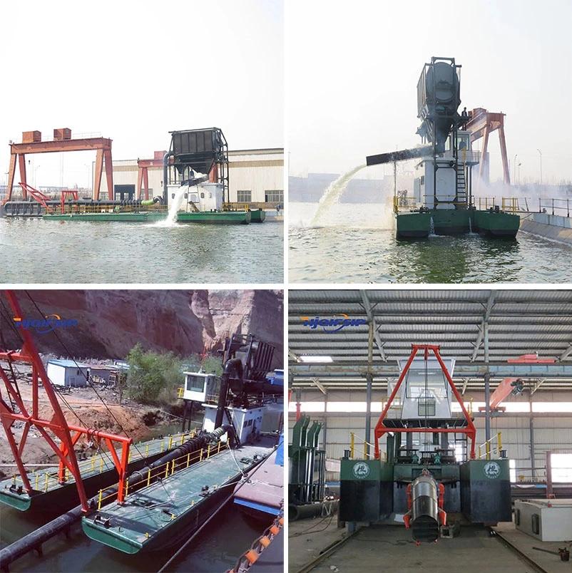 River Sand/Mud/Rock Vacuum Suction Dredger for Inland River/Lake/Port Dredging Project