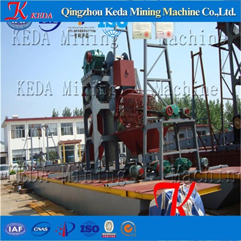 Mining Sand Gold Dredger with Chain Bucket