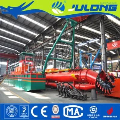 Julong 20m Dredging Depth Cutter Suction Slurry Dredger for Sale