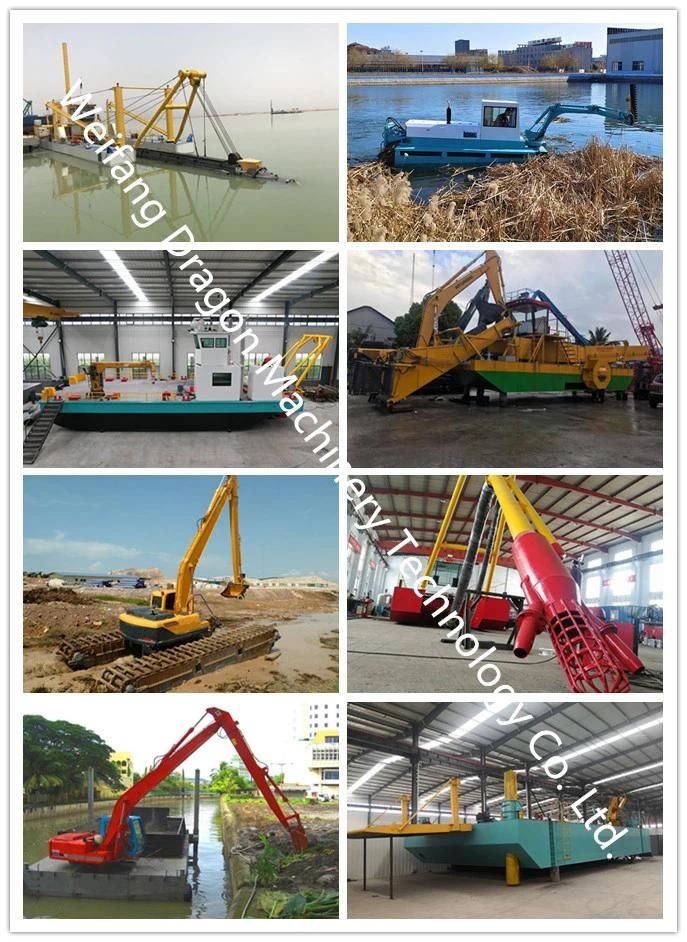 Middle Size Top Quality China Dragon Competitive Price OEM Aquatic Weed Harvester Boat Water Trash Cleaning Boat Salvage Boat Garbage Collecting Boat