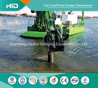 Channel Mud Cleaning Amphibious Multifunctional Dredger Long Reach Boom with 6.5m Dredging ...