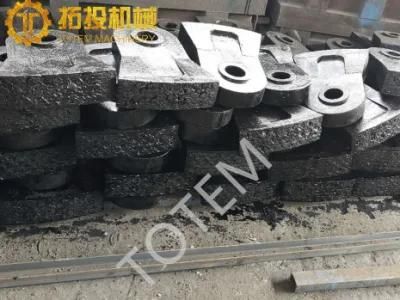 Totem OEM Stone Crusher Cement Impact Bimetal Long-Lasting Hammer Head