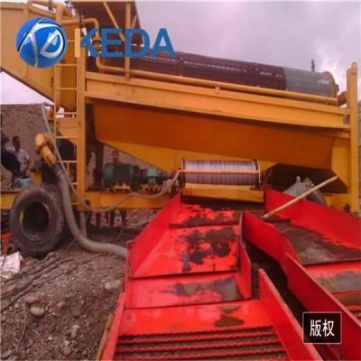 Large Capacity Gt Series Mining Alluvial Gold Trommel for Sale Gold Trommel Screen