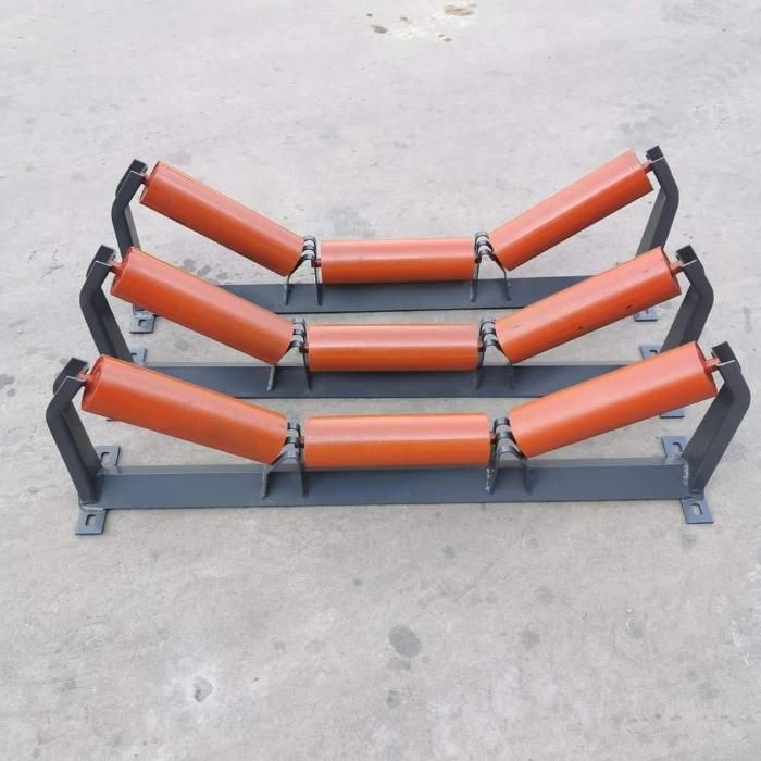 ′cement and Coal Industry Steel Pipe Conveyor Carrying Roller Idler