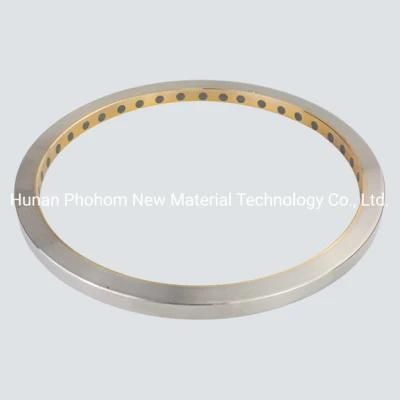 Bimetallic Steel-Based Copper Alloy Inlaid Solid Lubricated Sliding Liner