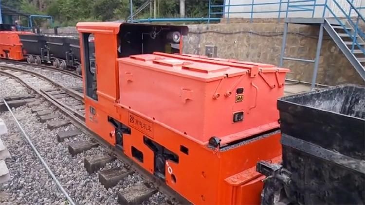 Hot Sale 14t Mining Flameproof Battery Electric Locomotives