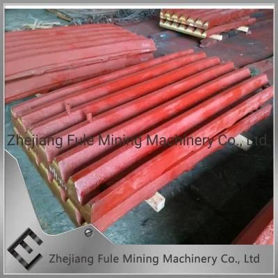 Casting Stationary High Manganese Steel Jaw Plate