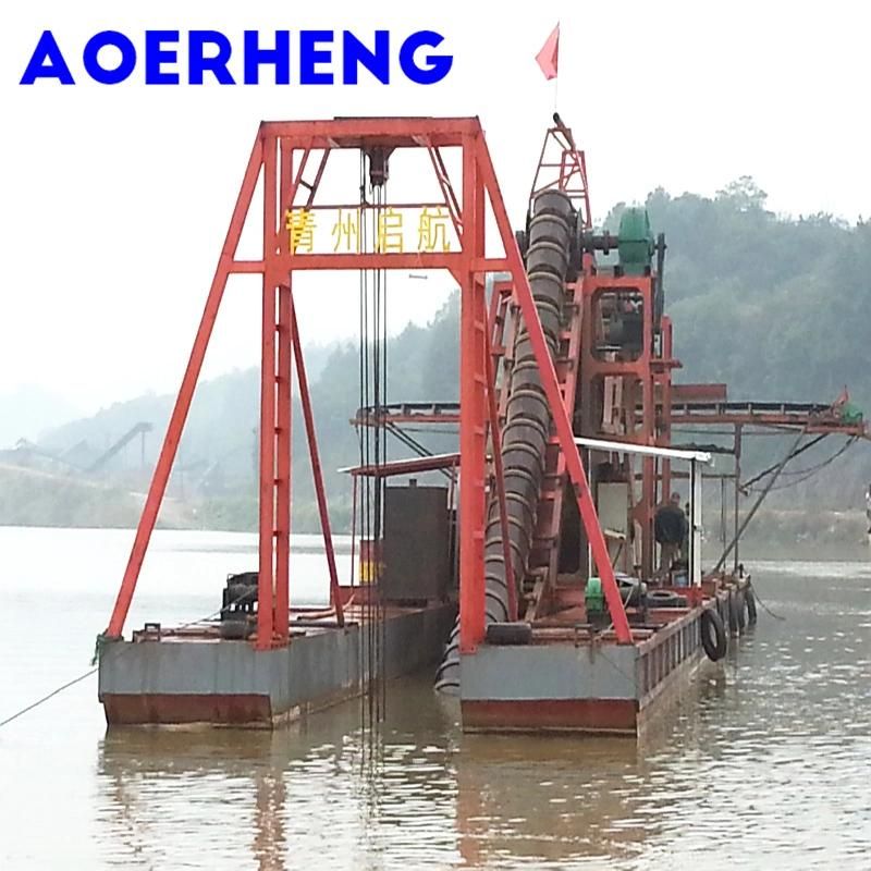 Chain Bucket River Gold and Diamond Dredger with Jigging Machiery