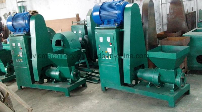 Nut shell and sawdust Briquette making Machine