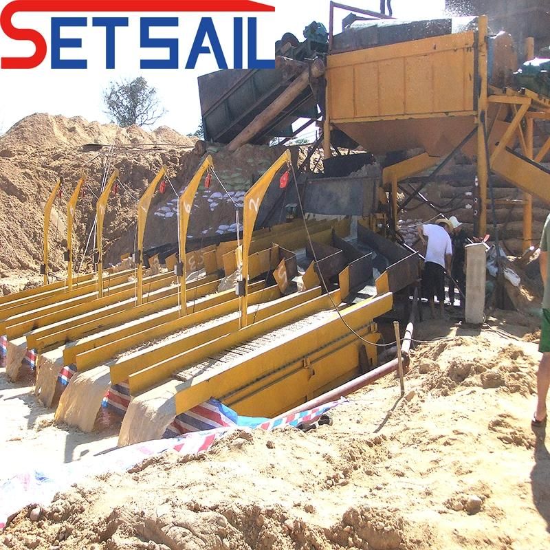 Hot Sale Land Gold and Diamond Mining Machinery with Agitation Chute