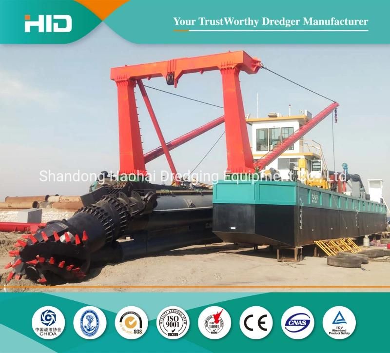 HID Brand Cutter Suction Dredger Sand Mining Drtedger for Harbor Maintenance