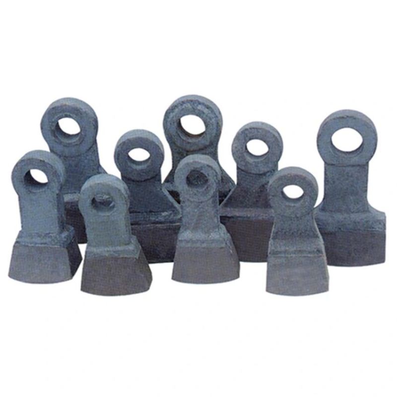 Chrome Crusher Hammer for Hammer Crusher with Manganese Steel - The Toughest and Most Abrasive Steel