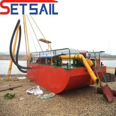 Rexroth Hydraulic System Jet Suction Mud Dredger Used in Lake