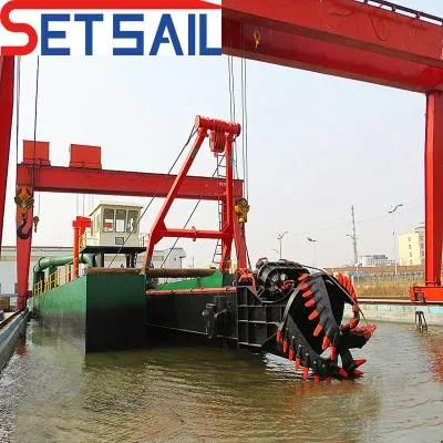 Rexroth Hydraulic Cutter Suction Dredging Mud Boat with Diesel Engine