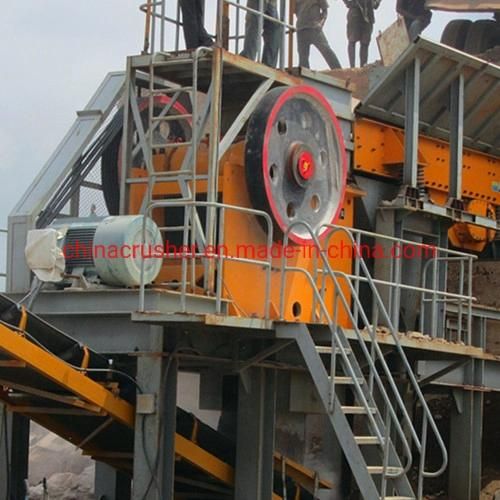 Hard Rock Stone Granite Basalt Pebble Jaw Crusher Machine