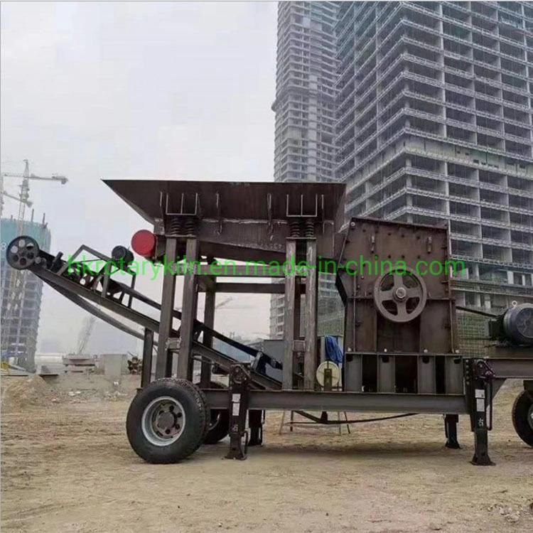 Diesel/Electric Engine Mobile Crusher Station/Tracked Mobile Impact Crusher/Mobile Crusher Equipment