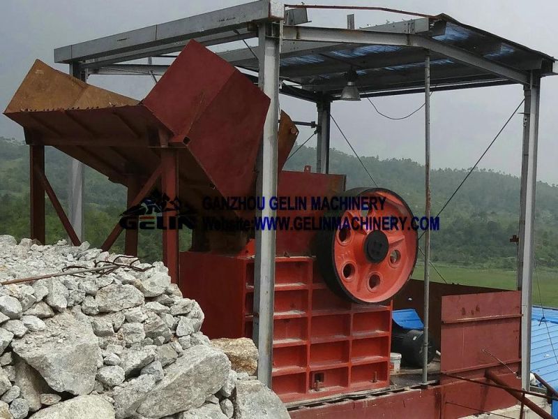 PE250X400 Jaw Crusher 50tph for Rock Stone Mineral Crushing