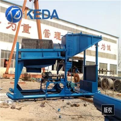 Chinese Portable Mobile Small Sand Gravel Gold Trommel Screen Washing Plant