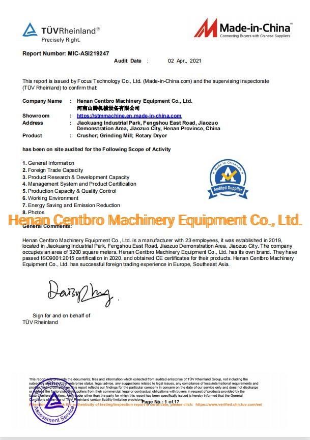 High Efficiency Slag Three Screw Conveyor Sawdust Rotary Drum Dryer
