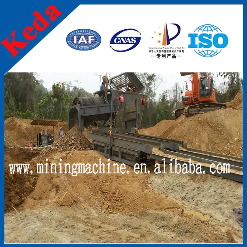 100t/H Alluvial Rotary Gold Mining Separator