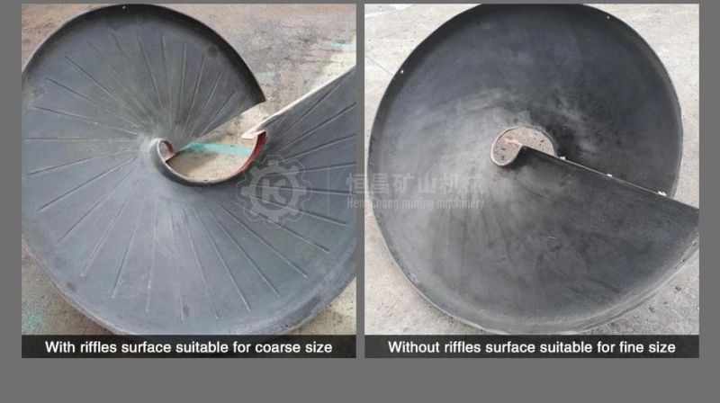 Gravity Separator Spiral Chute for Silica Sand Separation