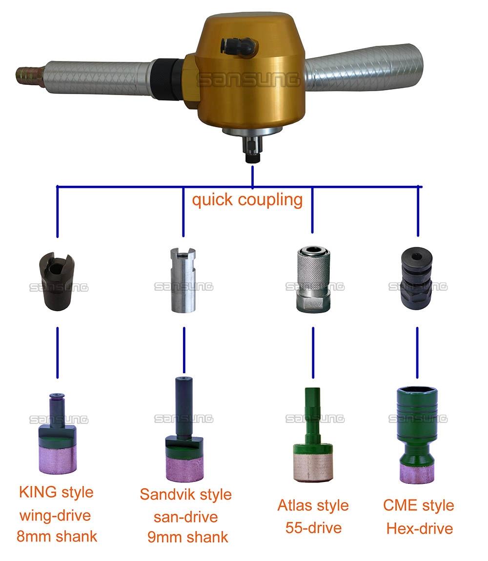 Hand Held Pneumatic Carbide Button Bit Repair Grinding Machine