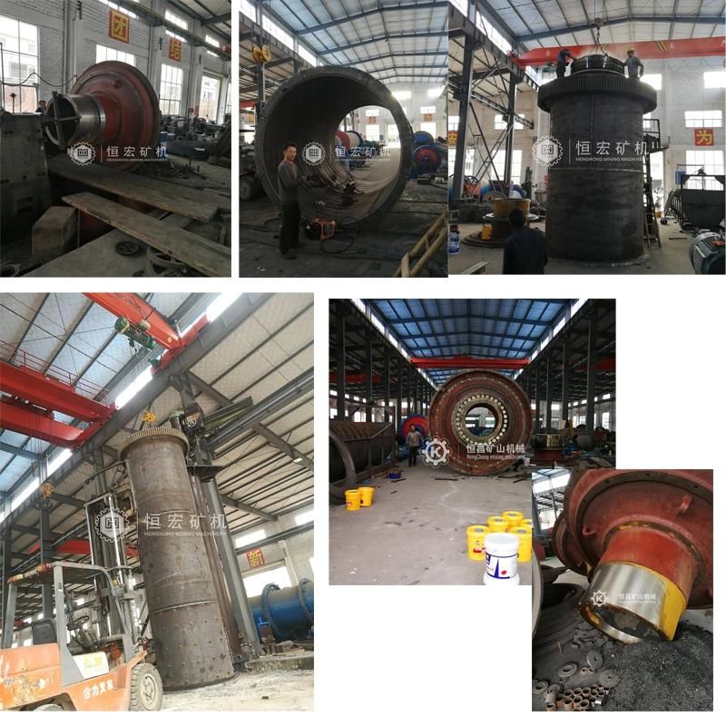 High Efficient Mining Equipment Small Grinding Ball Mill in The Small Rock Gold Processing Line
