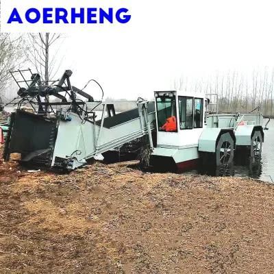 Hydraulic Lake Reed and Weed Waste Harvester for Reservoir Cleaning