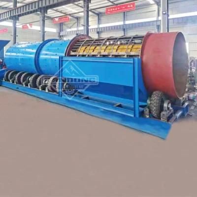 Rotary Drum Trommel Scrubber Plant for Alluvial Gold Manganese Chrome Ore Washing