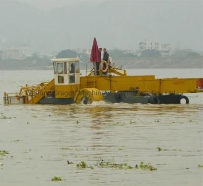 Lake and River Trash Skimmer/Hunter/ Cutter Machine Water Cleaning Boat /Automatic Garbage ...