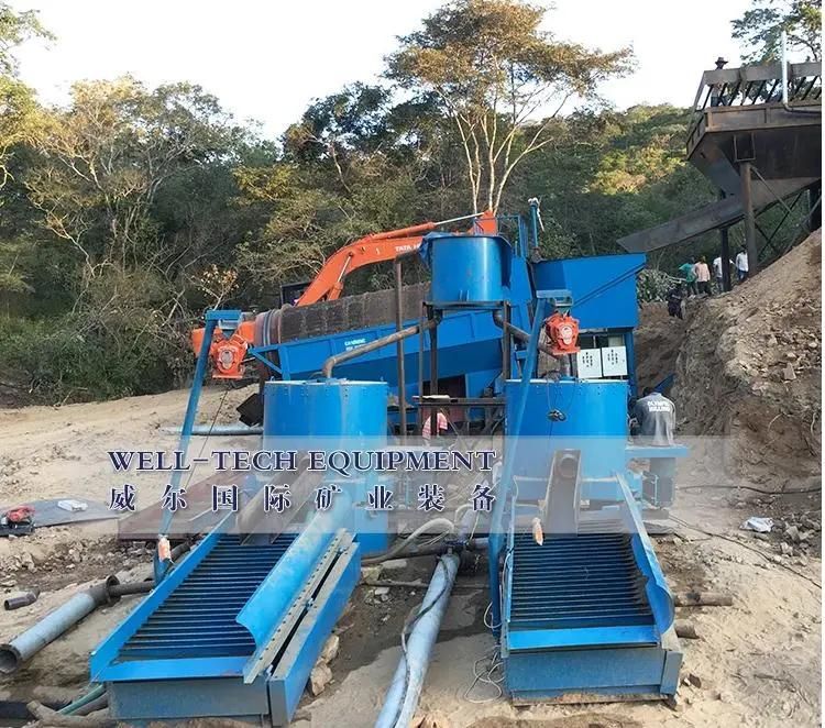 Alluvial Gold Ore Washing Machine Trommel Screen