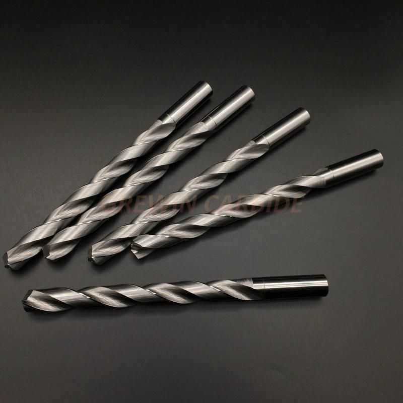 Gw Carbide-Tungsten Carbide Twist Drill with Double Coolant Hole for Stainless Steel Workpiece