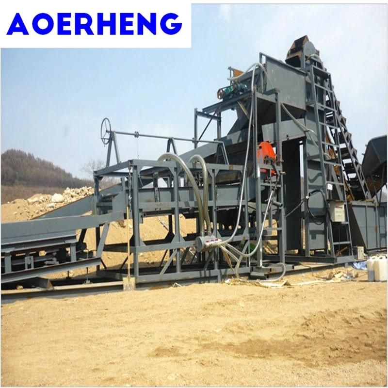 Customized Land Mining Gold and Diamond Machinery with Gold Carpet