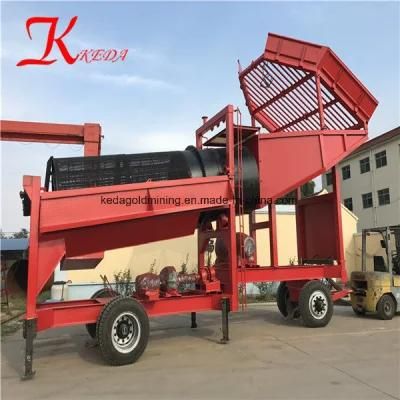 High Recovery Rate Clay Deposit Mobile Type Diamond Concentration Washing Plant