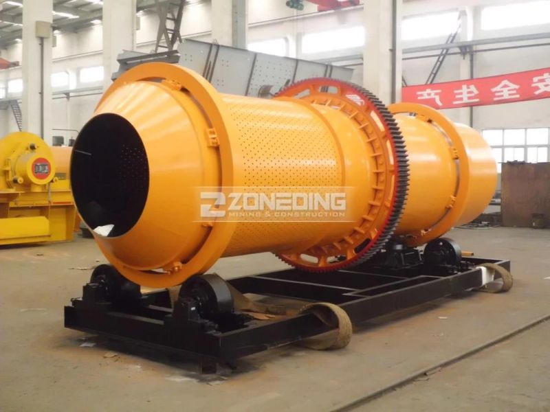 Rotary Drum Stone Washer Machine Is Used for Washing Stone and Sand