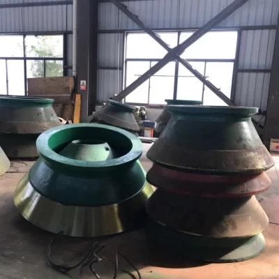 Top Supplier High Manganese Steel Cone Crusher Wear Parts Mantle Concave