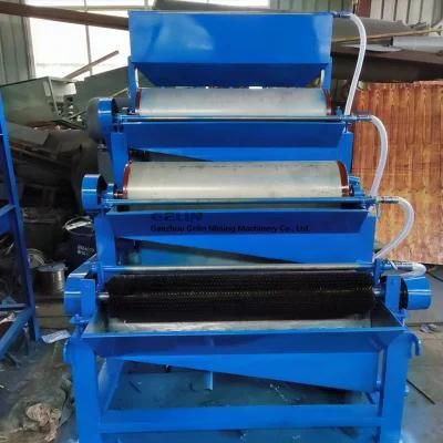 Three Drums Rare Earth Iron Ore Permanent Wet Magnetic Separator