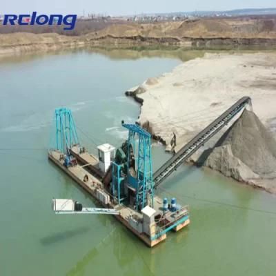 Bucket Chain Type Gold Mining Dredger