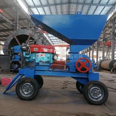 Small Scale Gold Mining Equipment Rock Gold Grinding Machine 400*600 Portable Hammer Mill ...