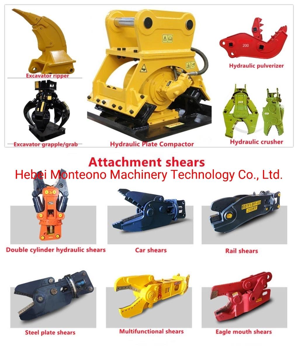 Cutting Scrap Steel Hydraulic Eagle Mouth Shears for Excavators