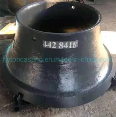 Manganese Castings Mantle Concave Suit H6800 H4800 Cone Crusher Wear Parts