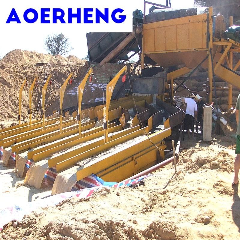 Land Gold Mining Machinery with Agitation Chute and Fixed Chute